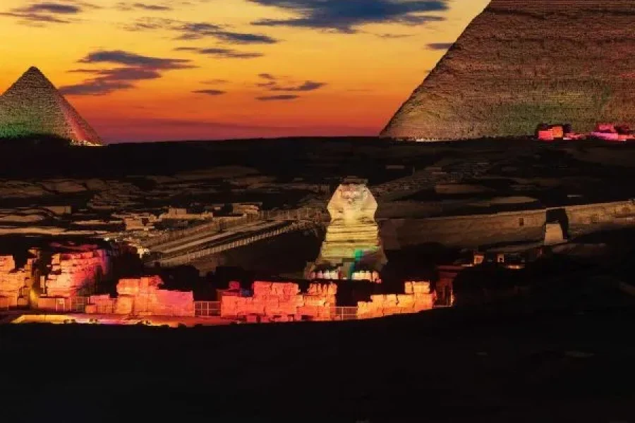 Sound And Light Show Pyramids
